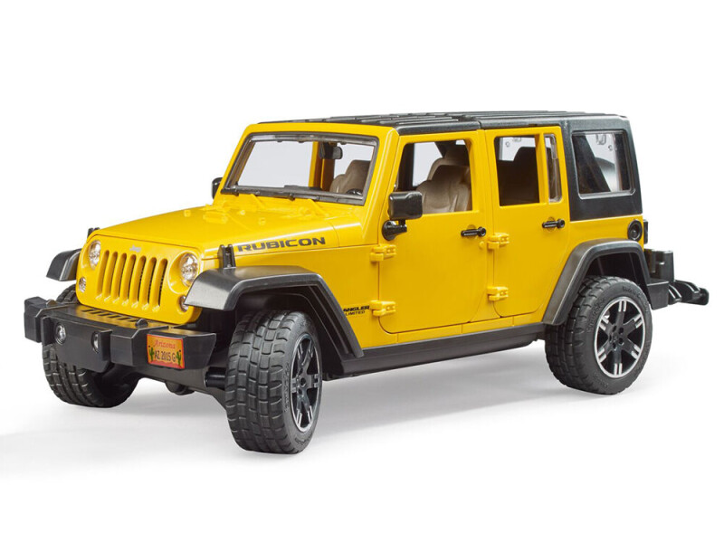 Bruder Jeep Wrangler Rubicon s cyklistou 1:16